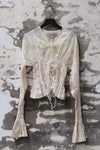 Mutedance 25 Spring/Summer Pleated Waist Long Sleeve Top MD-MD25SS03-HOARY